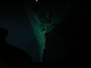 Titanic, the bow is the first thing I see on the wreck
