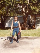 1977 about to dive Hospital hole in Weeke Wachi FL.