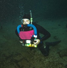 2009 experimental home made rebreather dive in Blue Grotto FL