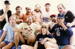 AWD post dive revelry aboard the Shearwater