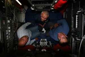 Titanic 002 its a tight fit in the MIR's, John Chatterton, Anatoly and Me
