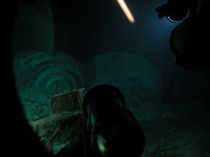 Titanic 021 port side propeller from my view port