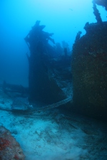 Araby Maid the point of collision that sank the ship
