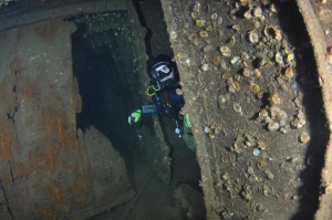 Rhein inside the rooms of the forecastle